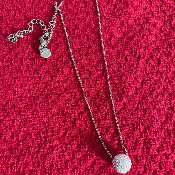 Swarovski Silver and White Crystal Necklace - Picture 1 of 2